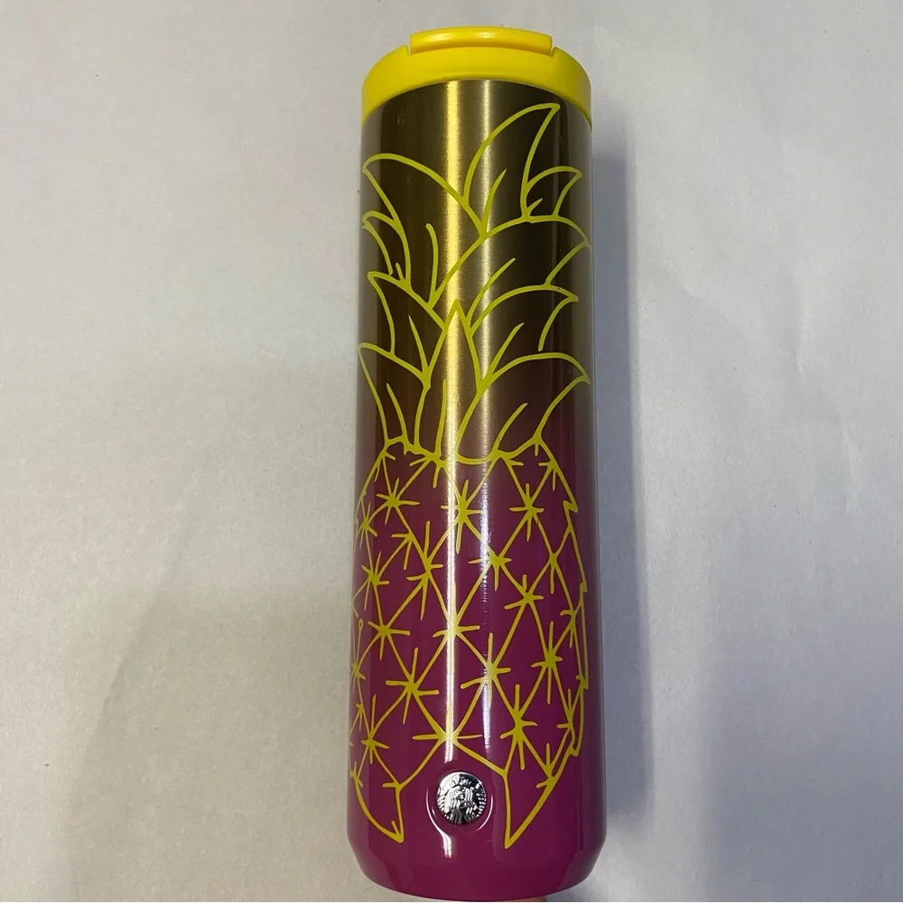 Starbucks Pineapple Hawaii Collection Vacuum Insulated Travel Thermos Tumbler